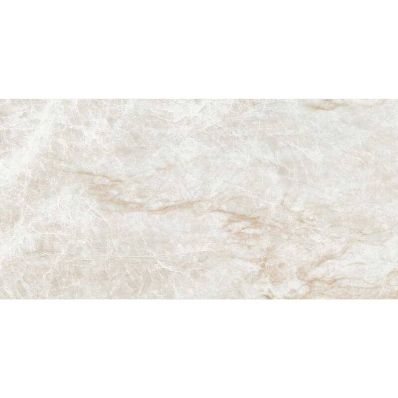 Galleria White Semi-Polished Porcelain Tile - Floor, Wall - Large Format