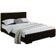 preview thumbnail 3 of 4, Camden Isle Modern Abbey Platform Bed, Black, Queen