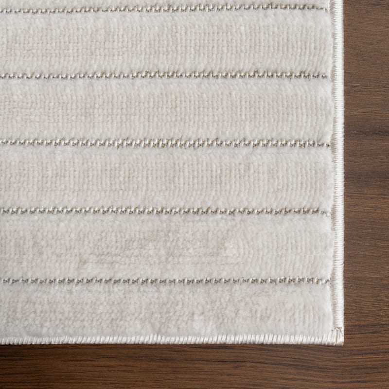 Frenshe Interiors x Rugs USA Amasha High-Low Striped Indoor/ Outdoor Area Rug