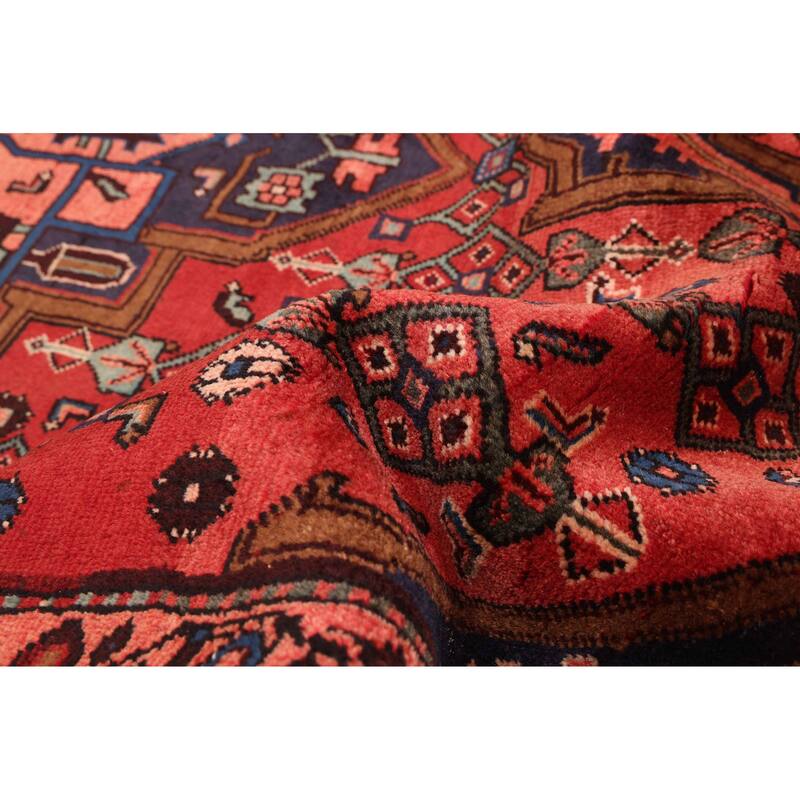 ECARPETGALLERY Hand-knotted Anatolian Red Wool Rug - 5'0 x 9'7