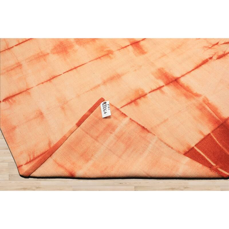 8'8''x14 Hand Woven Wool Ivory Kilim Modern& Contemporary Flatweave Area Rug - 8' 8'' x 14'