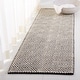preview thumbnail 2 of 21, Lauren Ralph Lauren Handmade Eleanora Transitional Trellis Wool Rug 2'3" x 12' Runner - Black/Cream - Runner