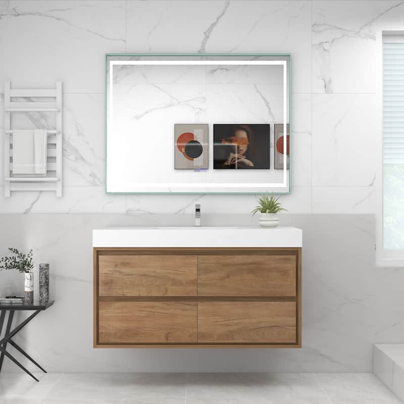 Morava 48" Floating Vanity with Single Sink - 48
