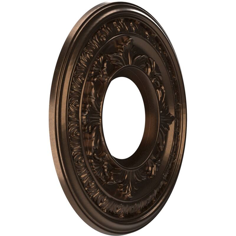 3 1/2" Inside Diameter - Baltimore Thermoformed PVC Ceiling Medallion