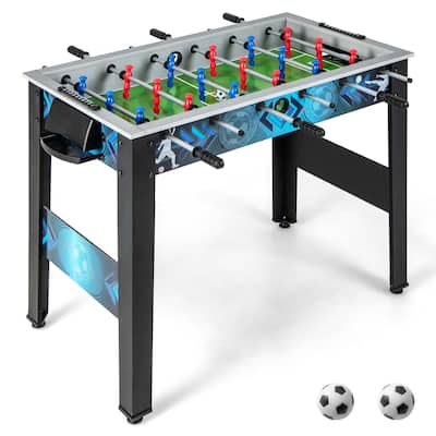 Costway Foosball Table Game Set with 2 Footballs, Smooth Handle, 18 - See Details