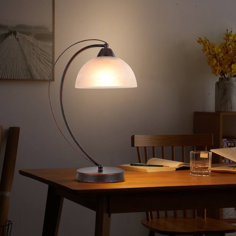 Reading Lamp Classic Lamp Farmhouse Bedside Table Lamps for Night Stands - brown - N/A