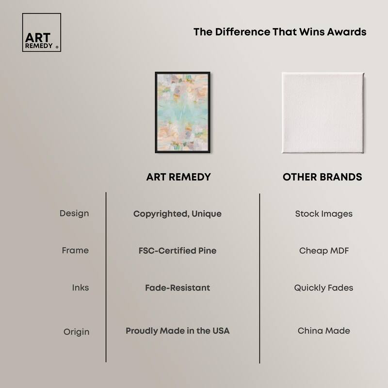 Expressive Swirls Canvas by Art Remedy