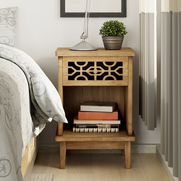 COZAYH Retro Rustic Nightstand
