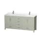 Option Light Green / White Quartz Top / Brushed Nickel