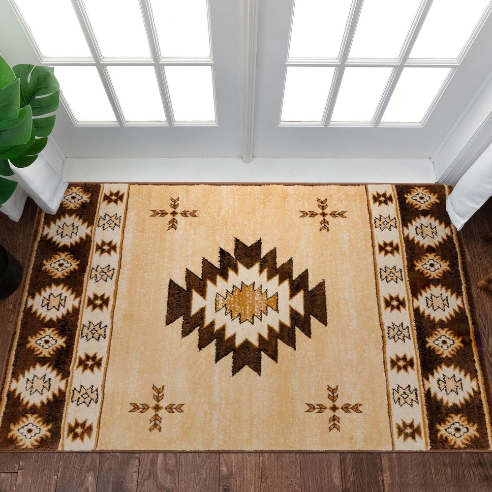 Well Woven Dulcet Rodrigo Southwestern Medallion Area Rug