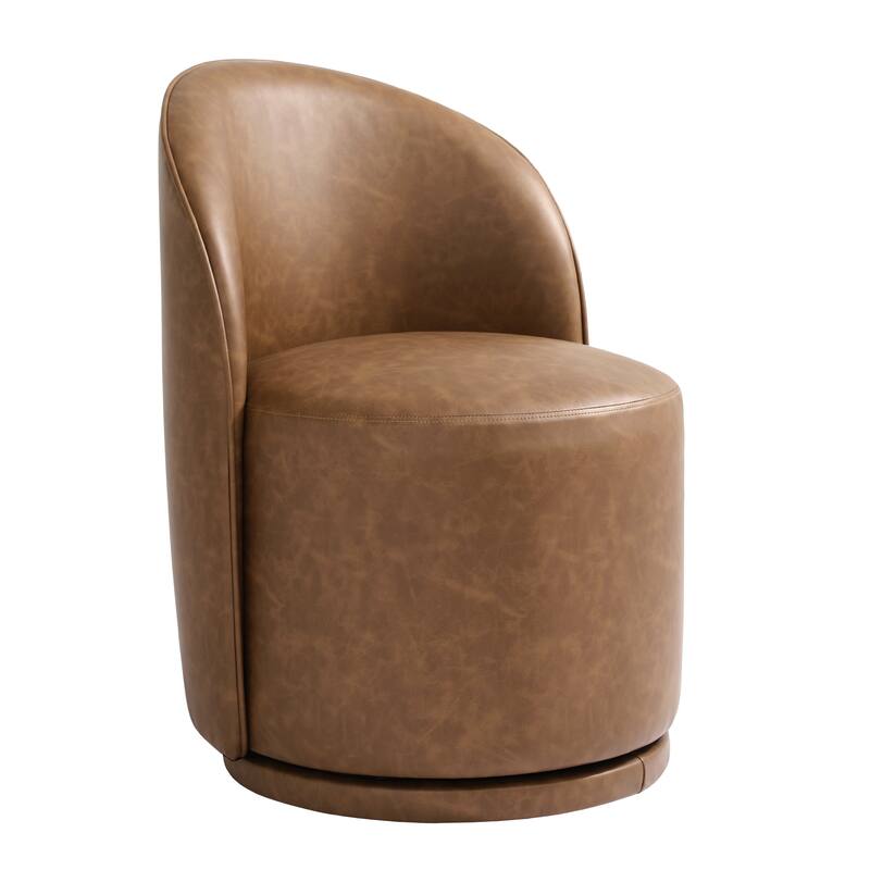 23" W Upholstered Swivel Side Chair for Dining Room, Balcony, Parlour