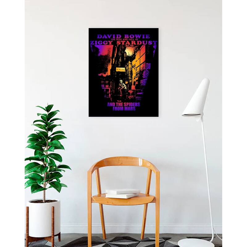 Bd Collection - Ziggy Stardust Cover David Bowie Art Poster - 24 x 36 Inch