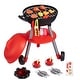 preview thumbnail 1 of 5, 28 PCS BBQ Grill Playset, Kids Toys Kitchen Playset with Sound & Light Interactive Grill Play Food Cooking Playset Barbecue Toy Kids