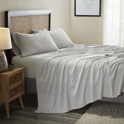 Superior Cotton Linen Garment Washed Deep Pocket Bed Sheet Set