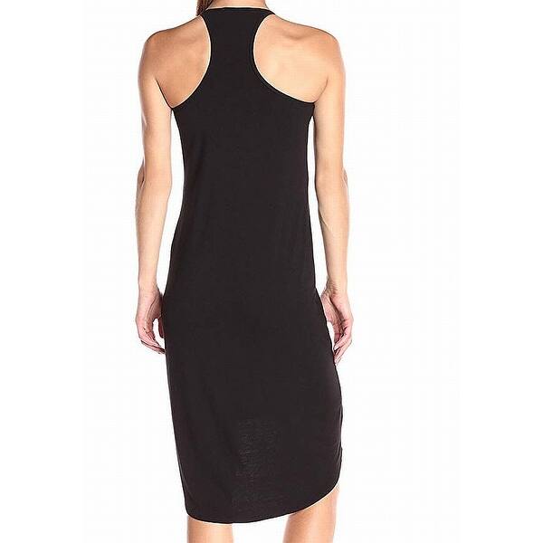 Shop Loveappella Womens Small Tulip Hem Draped Sheath Dress