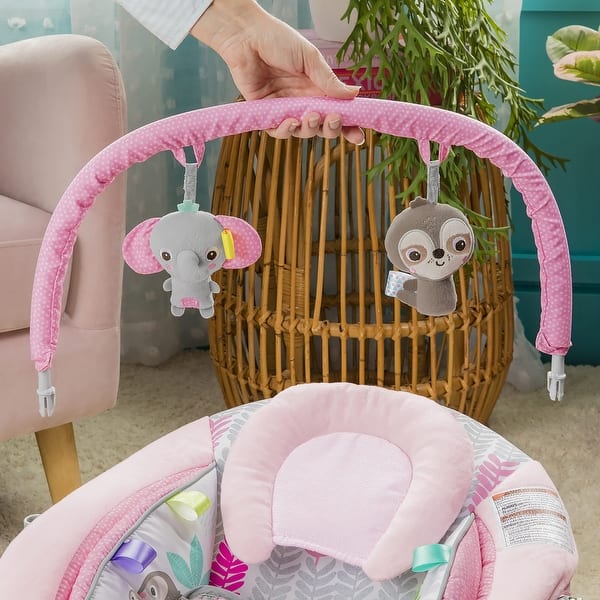 Comfy Baby Bouncer Soothing Vibrations Infant Seat - Taggies, Music, Removable -Toy Bar, 0-6 Months Up to 20 lbs (Rosy Vines) - Bed Bath & Beyond - 40364215 Comfy Baby Bouncer Soothing Vibrations Infant Seat - Taggies, Music, Removable -Toy Bar, 0-6 Months Up to 20 lbs (Rosy Vines) - Bed Bath & Beyond - 40364215