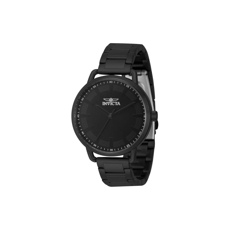 Invicta Women's 46333 Wildflower Quartz 3 Hand Black Dial Watch