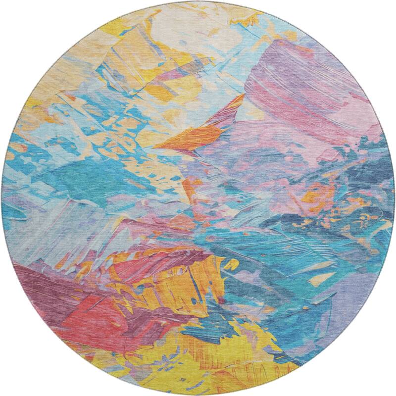 Premium Washable Super Soft Modern Brushstrokes Mayfield Rug