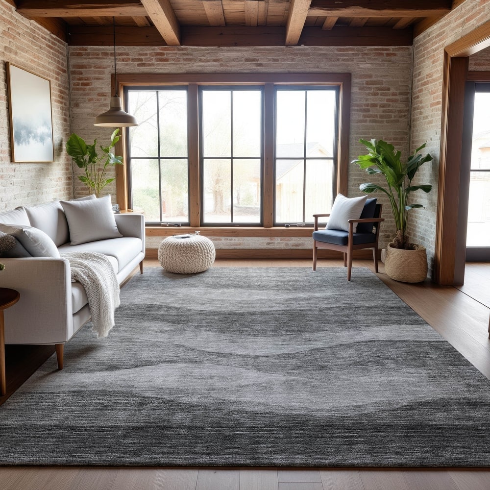 Premium Washable Super Soft Cool Modern Wvave Mayfield Rug