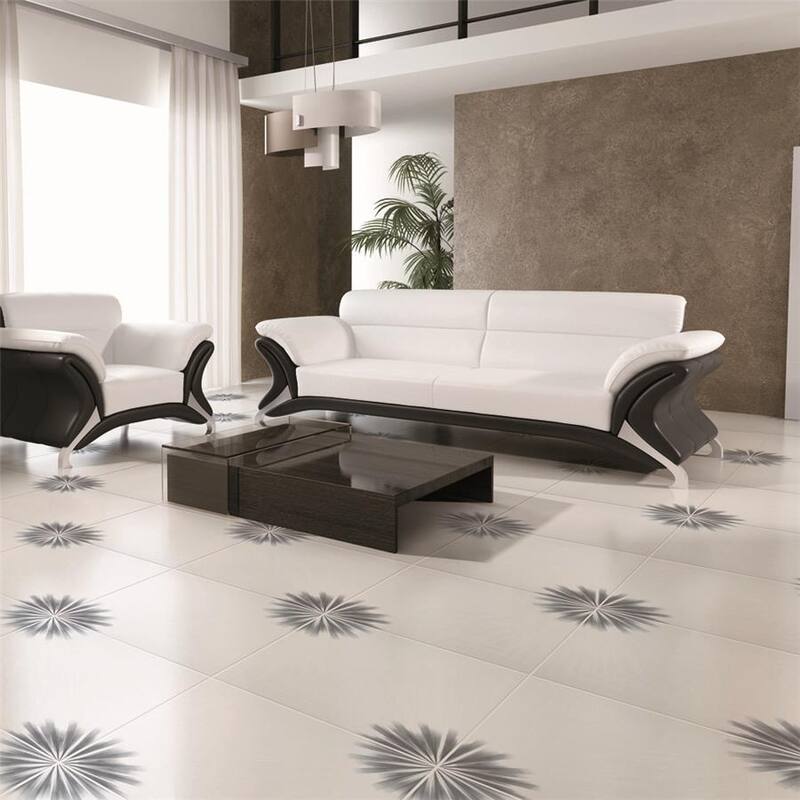 Merola Tile Pisa Blanco 17-3/4" x 17-3/4" Ceramic Floor and Wall Tile