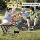 preview thumbnail 15 of 22, Garvee Vintage Geometric Diamond Outdoor Patio Rug