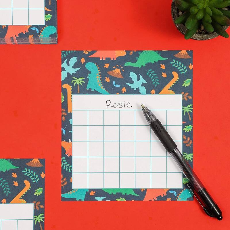 Infinite Curiosity 60-Pack Classroom Incentive Charts, Motivate Nice Behavior, Dinosaur Themed
