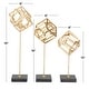 preview thumbnail 7 of 11, CosmoLiving by Cosmopolitan Marble Contemporary Sculpture (Set of 3) - S/3 14",17", 20"H