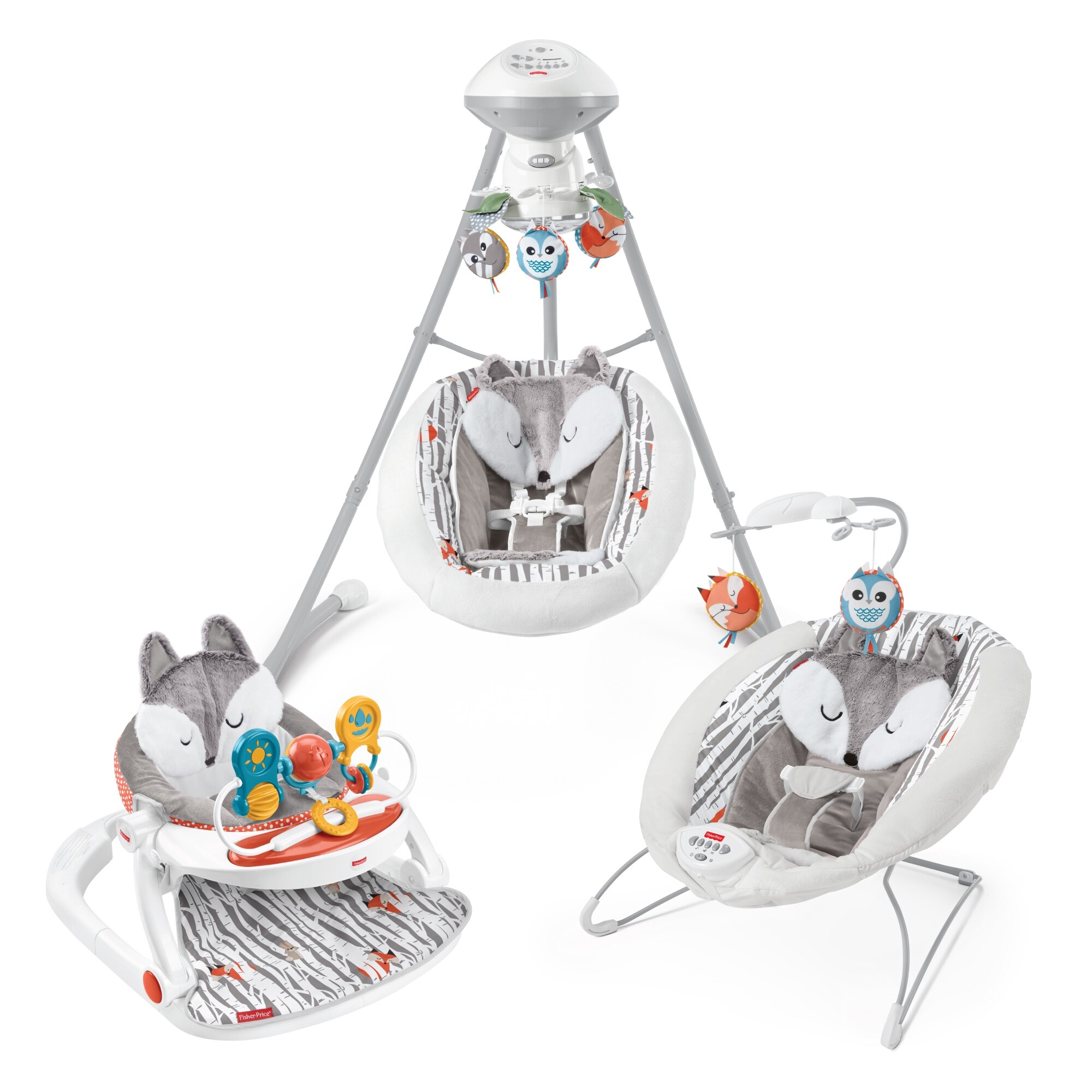 fisher price fox swing