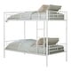 preview thumbnail 4 of 4, Furniture of America Arlay Modern Twin over Twin Metal Bunk Bed with Attached Ladder