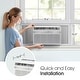 preview thumbnail 4 of 16, LG 8,000 BTU Smart (Wi-Fi) Window Air Conditioner with Remote, 115V