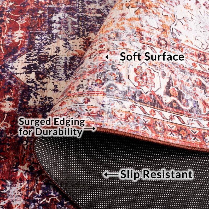 SAFAVIEH Tucson Marilia Transitional Machine Washable Rug
