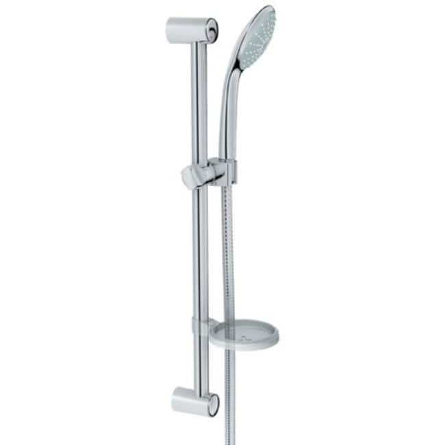 Grohe Euphoria Hand Shower Set with 24" Slide Bar, 59" Hose and Soap - Starlight Chrome