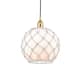 Option Satin Gold / White Glass / White Rope