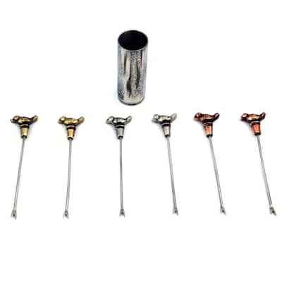 INOX Birds Olive/Cocktail Picks