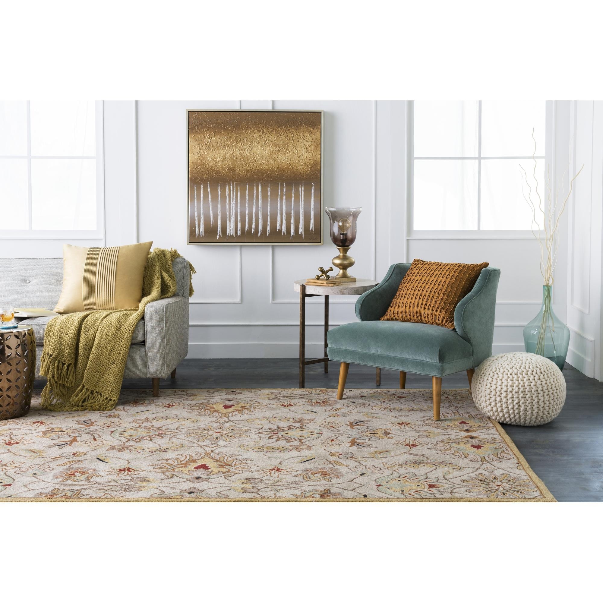Handmade Trajan Persian Traditional Wool Area Rug