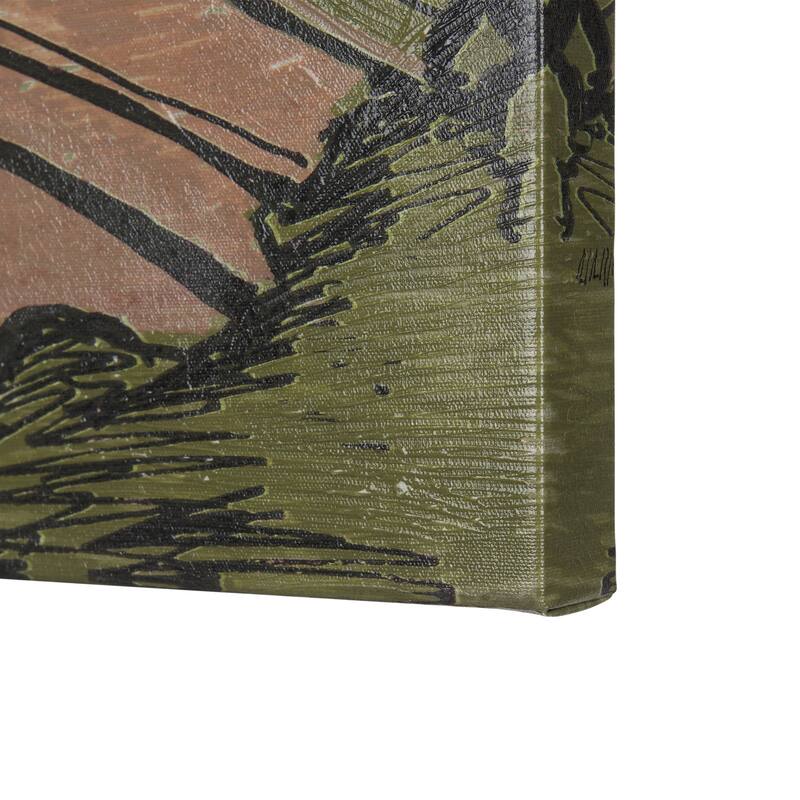 Farmland Spring II (35 x 28) Canvas Art Print