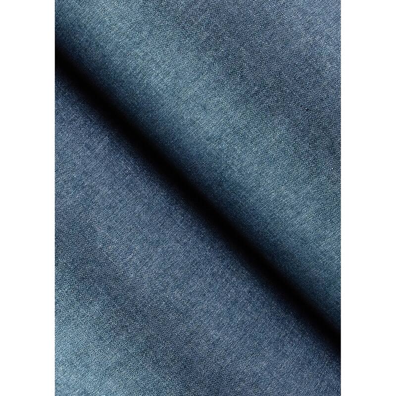 A-Street Prints Nuovo Denim Faux Linen Wallpaper