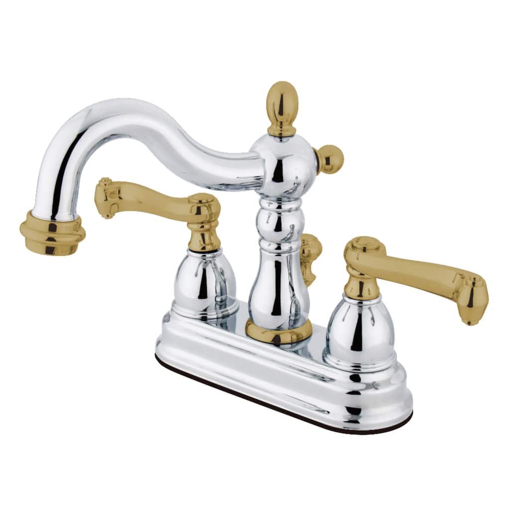 Kingston Brass Heritage 1.2 GPM Centerset Bathroom Faucet with Pop-Up