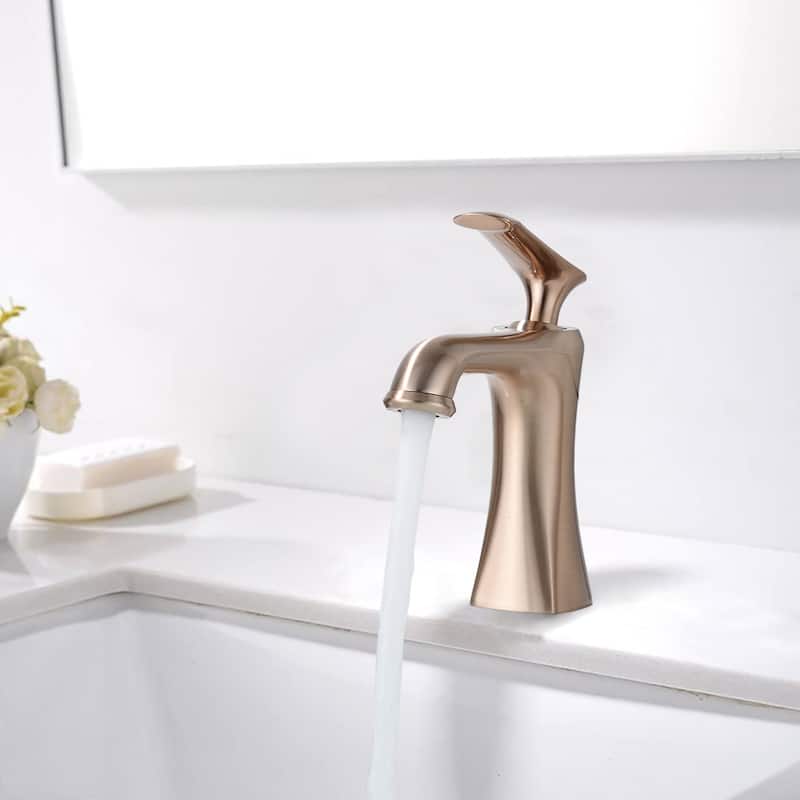 Proox Single Hole Lever Handle Bathroom Sink Faucet