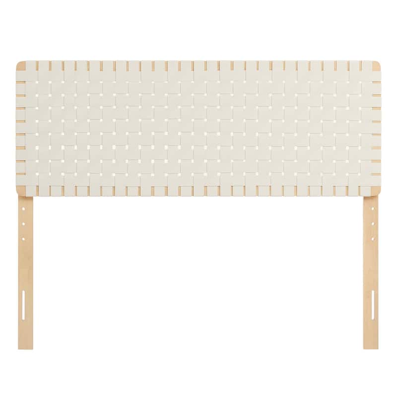 Sparta Twin/Full/Queen/King Vegan Leather Weave Headboard