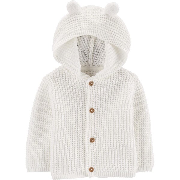 baby girl hooded cardigan