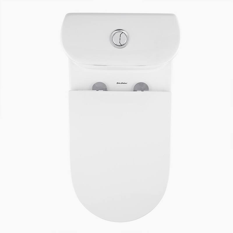 Swiss Madison Monaco 0.8-1.28 GPF One-Piece Elongated Dual Flush