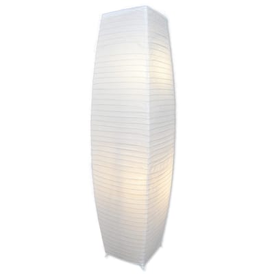 Alumni Paper Floor Lamp with White Paper Shade