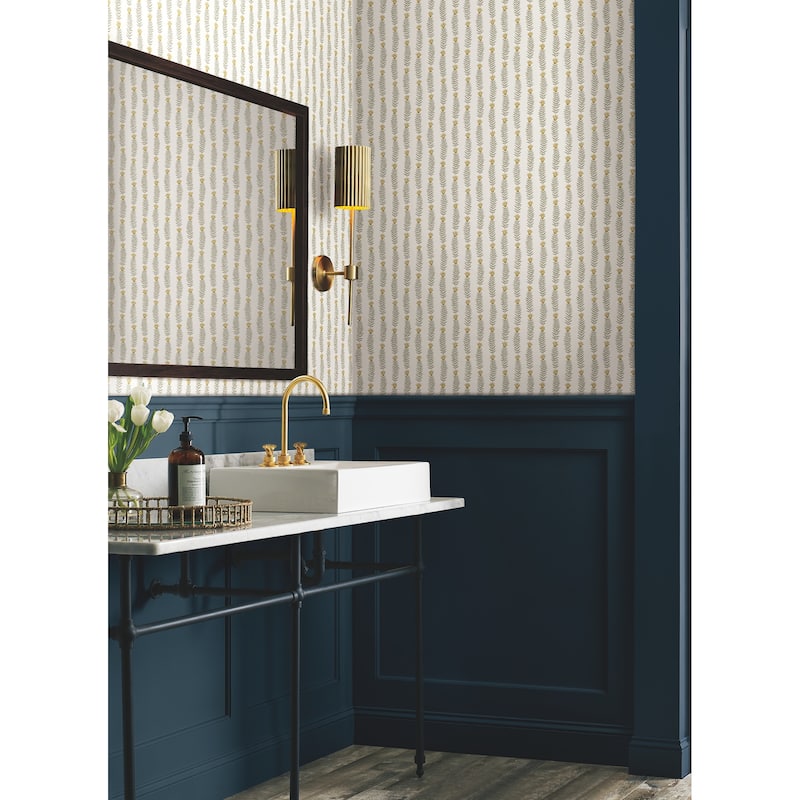 Rifle Paper Co.Eden White & Beige Wallpaper