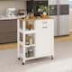 Option White-10 Gallon Trash Can