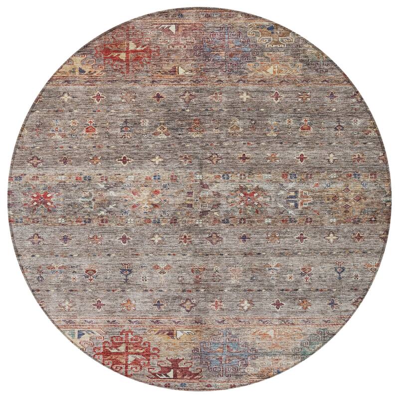 HomeRoots Floral Transitional Rectangle Outdoor Rug
