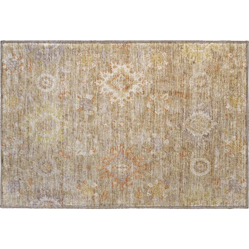 Premium Washable Super Soft Traditional Kashan Mayfield Rug