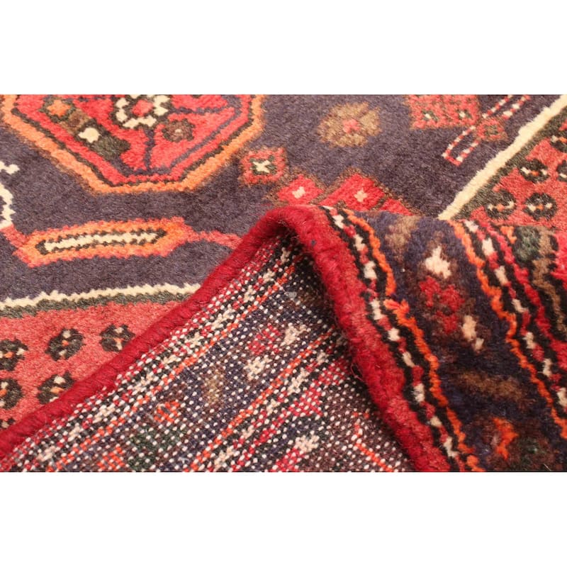 ECARPETGALLERY Hand-knotted Andelz Dark Red Wool Rug - 3'10 x 6'5