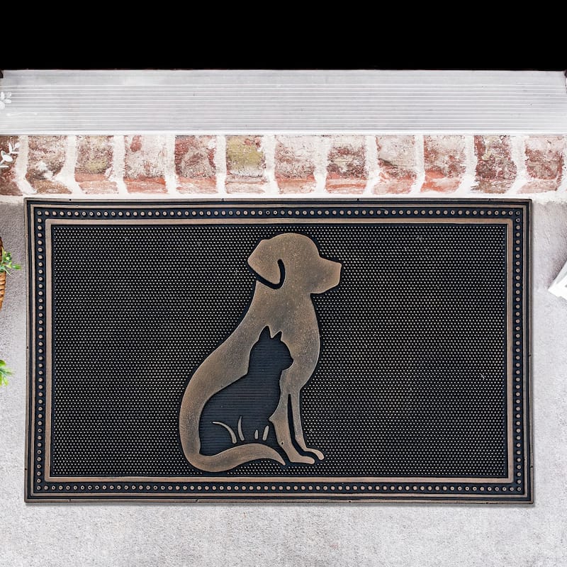 Rubber Mat Dog & Cat 18 X 30