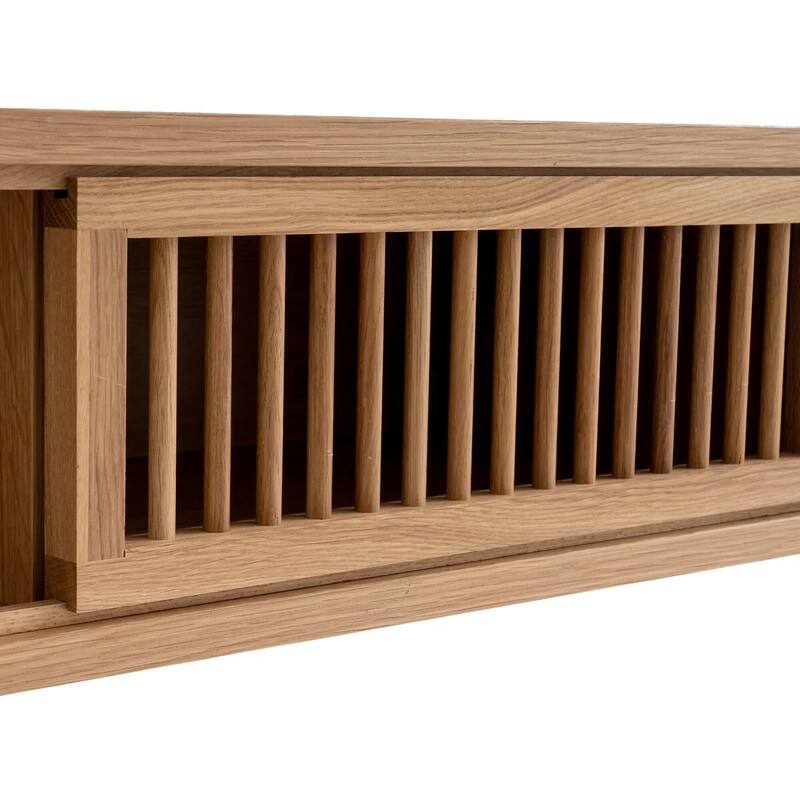 Bilbao Oak Wall Shelf Unit - N/A